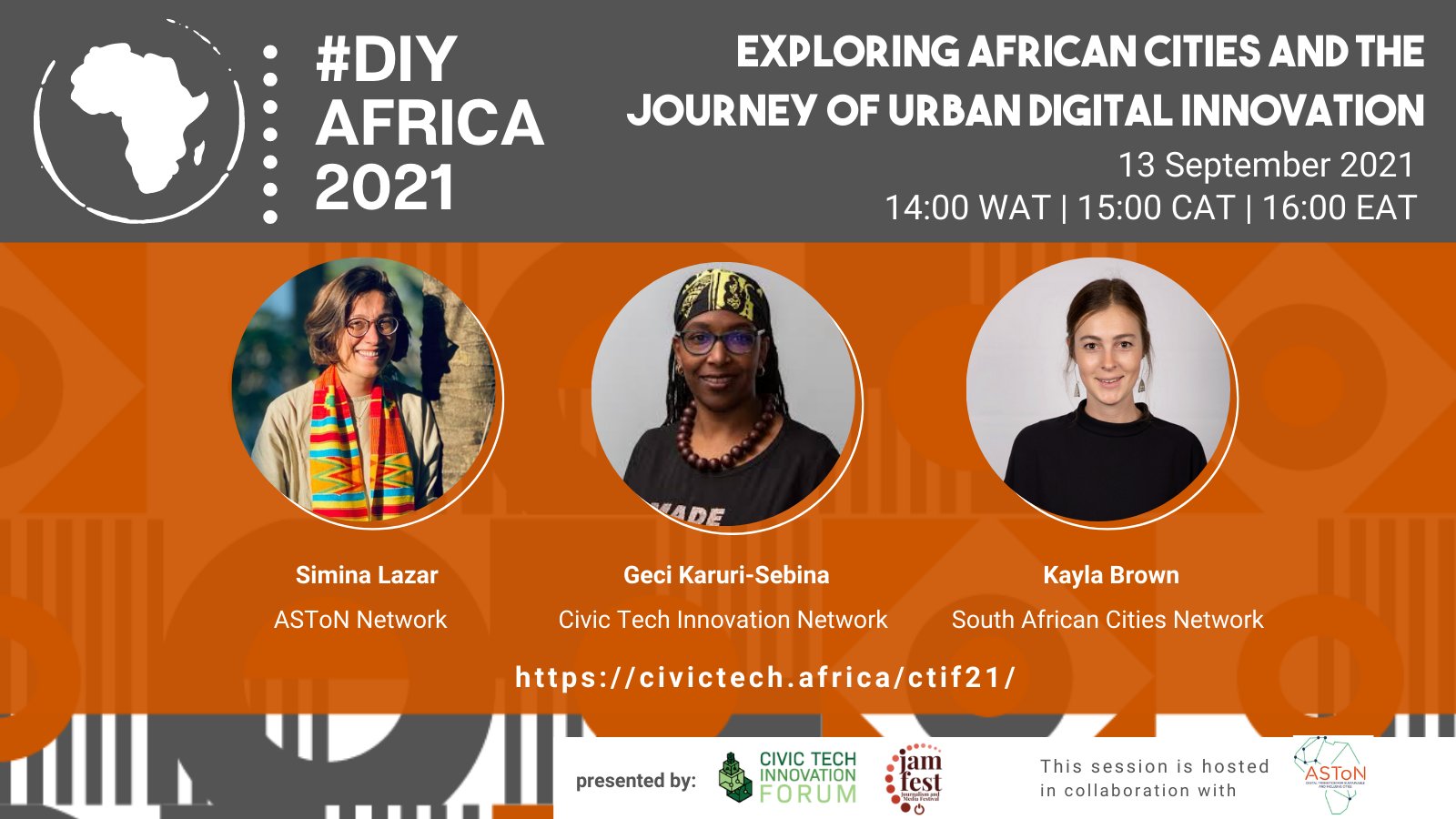 ASToN partners with Civic Tech Innovation Network and JamFest for the #DIYAfrica21